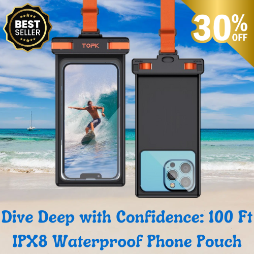 Waterproof Phone Sleeve 7"