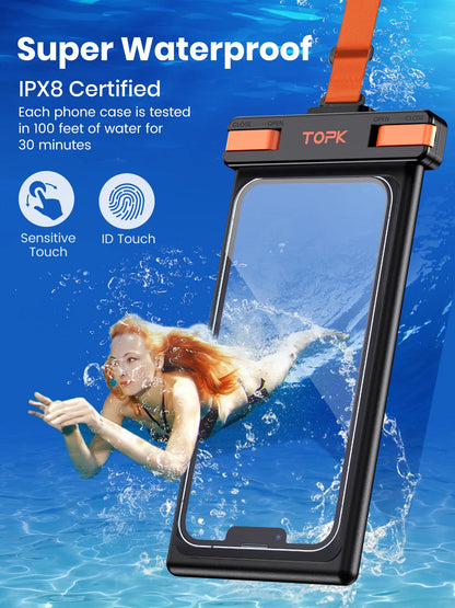 Waterproof Phone Sleeve 7"