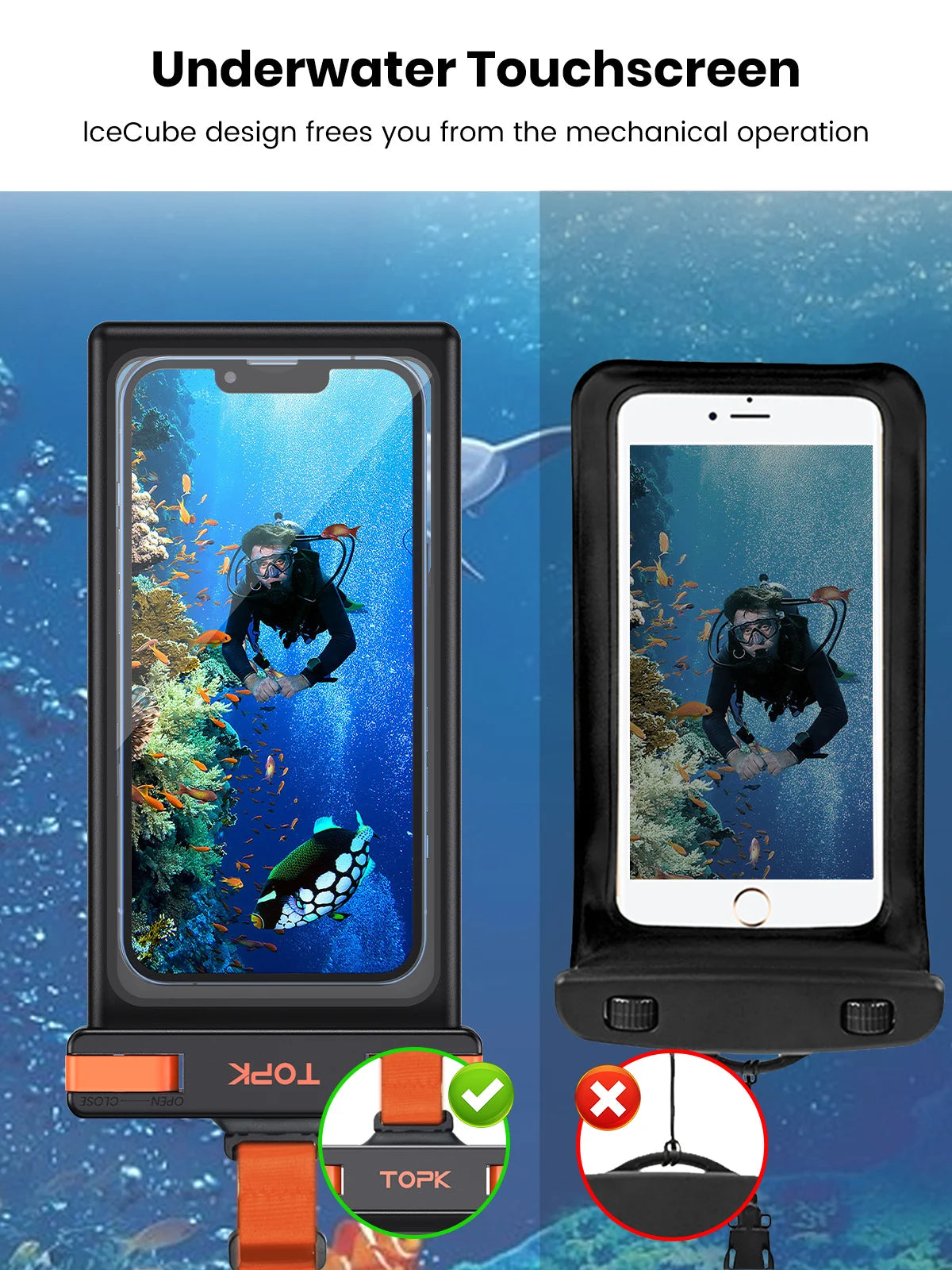 Waterproof Phone Sleeve 7"